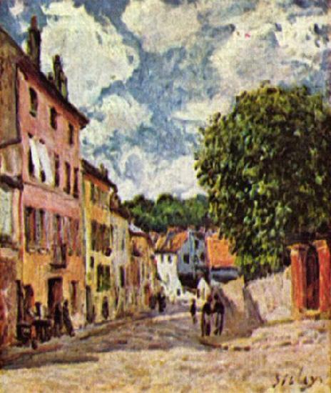 Alfred Sisley Strabe in Moret-Sur-Loing Germany oil painting art